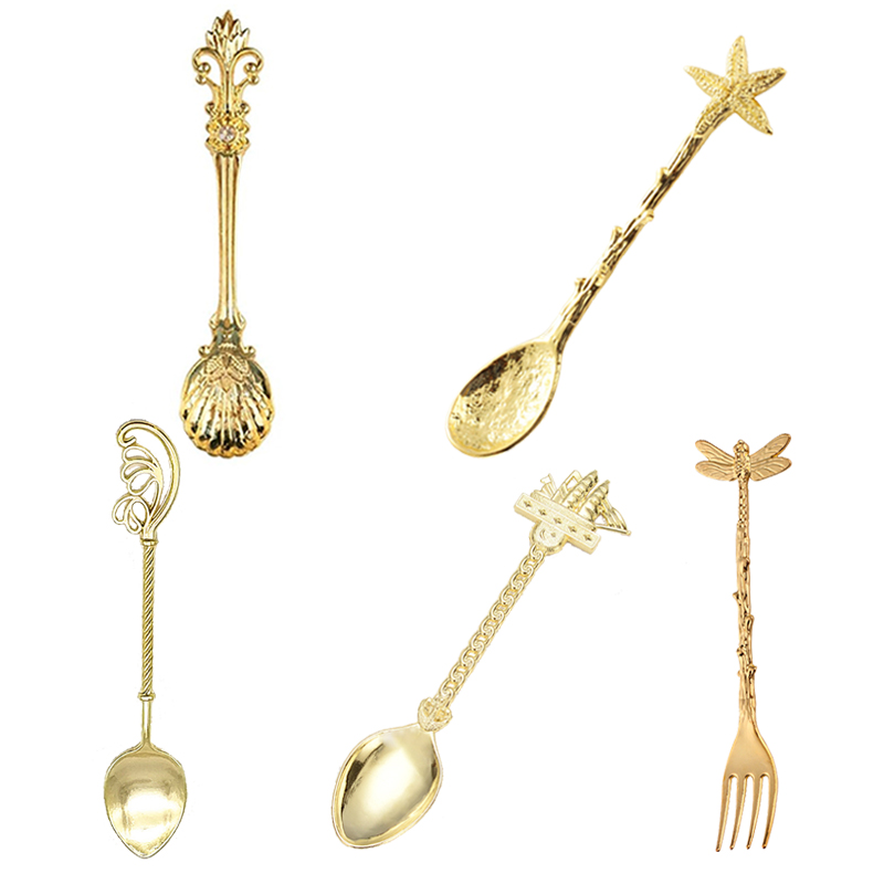 Vintage Collectible Spoons - Nouveau Vintage modèles multiples alliage petite