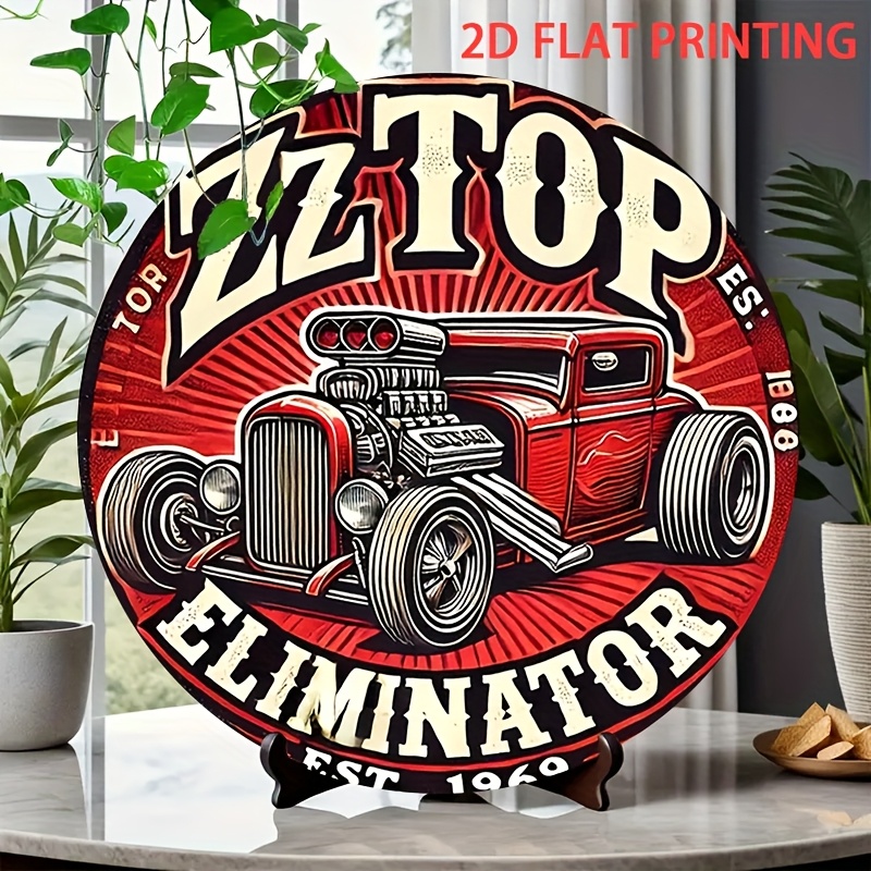 2D plat, 1 pièce ZZ Top Elimin - Vintage Collectible Plates avis et prix