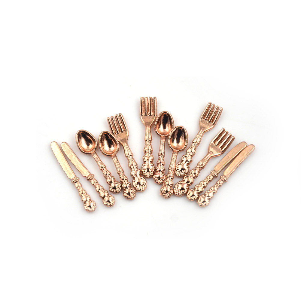 12 pièces 1:12 Mini Vintage ma - Vintage Collectible Spoons avis et prix