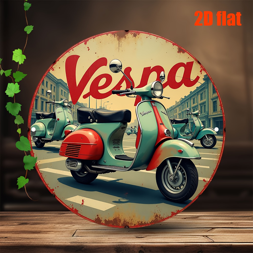 Art mural en métal pour scoote - Vintage Collectible Plates avis et prix